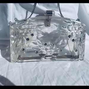 Vintage Lucite Hamdbag